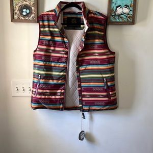 STS Ranchwear Sealy Aztec Vest NWT